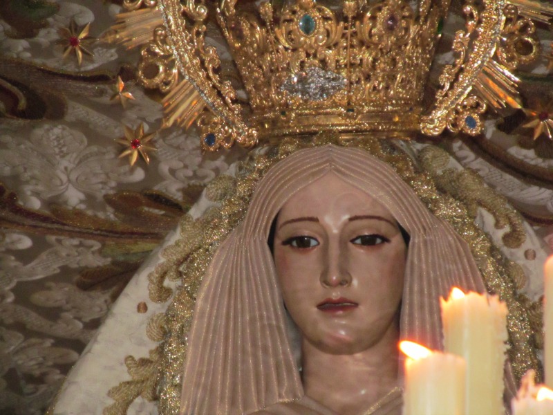 María Santísima de la Victoria. Foto: Álvaro Barbero
