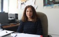 María Luisa Calvache en su despacho de la Faculta de Ciencias de la UGR. Foto: Cristina Luque