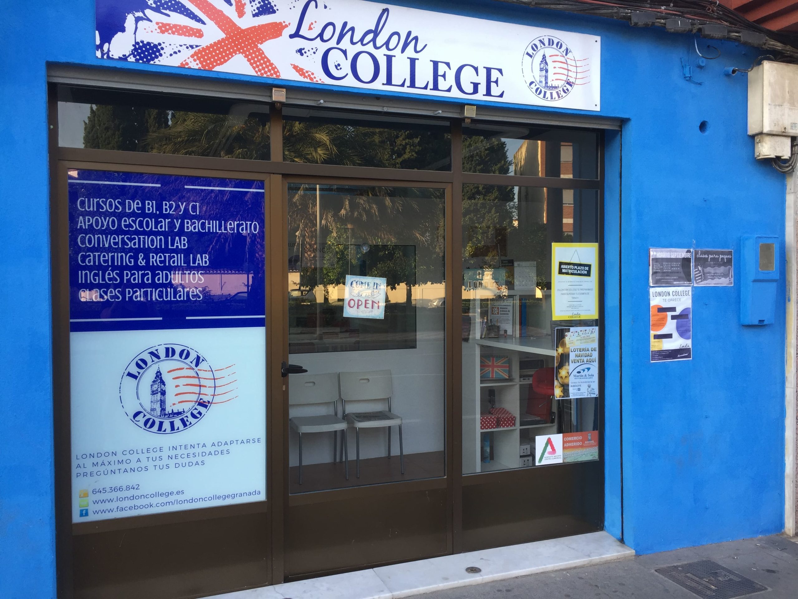 London College: desde 2016 enseñando inglés en Albolote